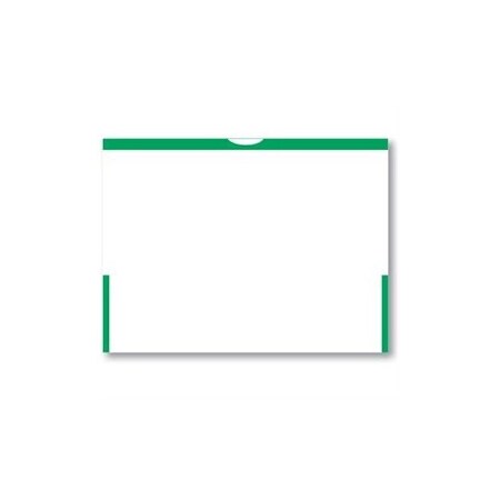 Asp Color Top Detailed Deal Jackets-Plain, 9" X 12", 100 Per Pack: Green Pk 5623